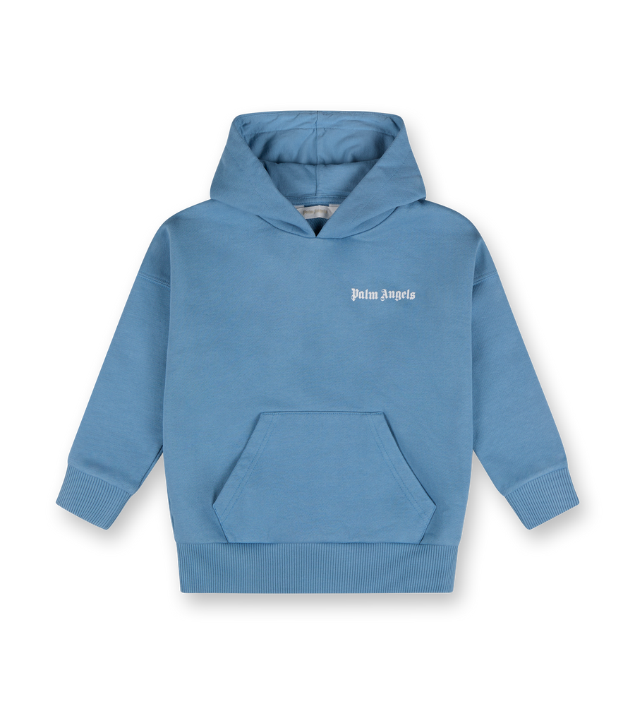 The Palm Hoodie Dusty Blue