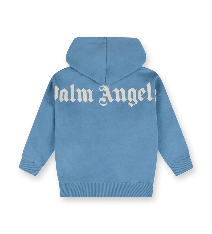 The Palm Hoodie Dusty Blue