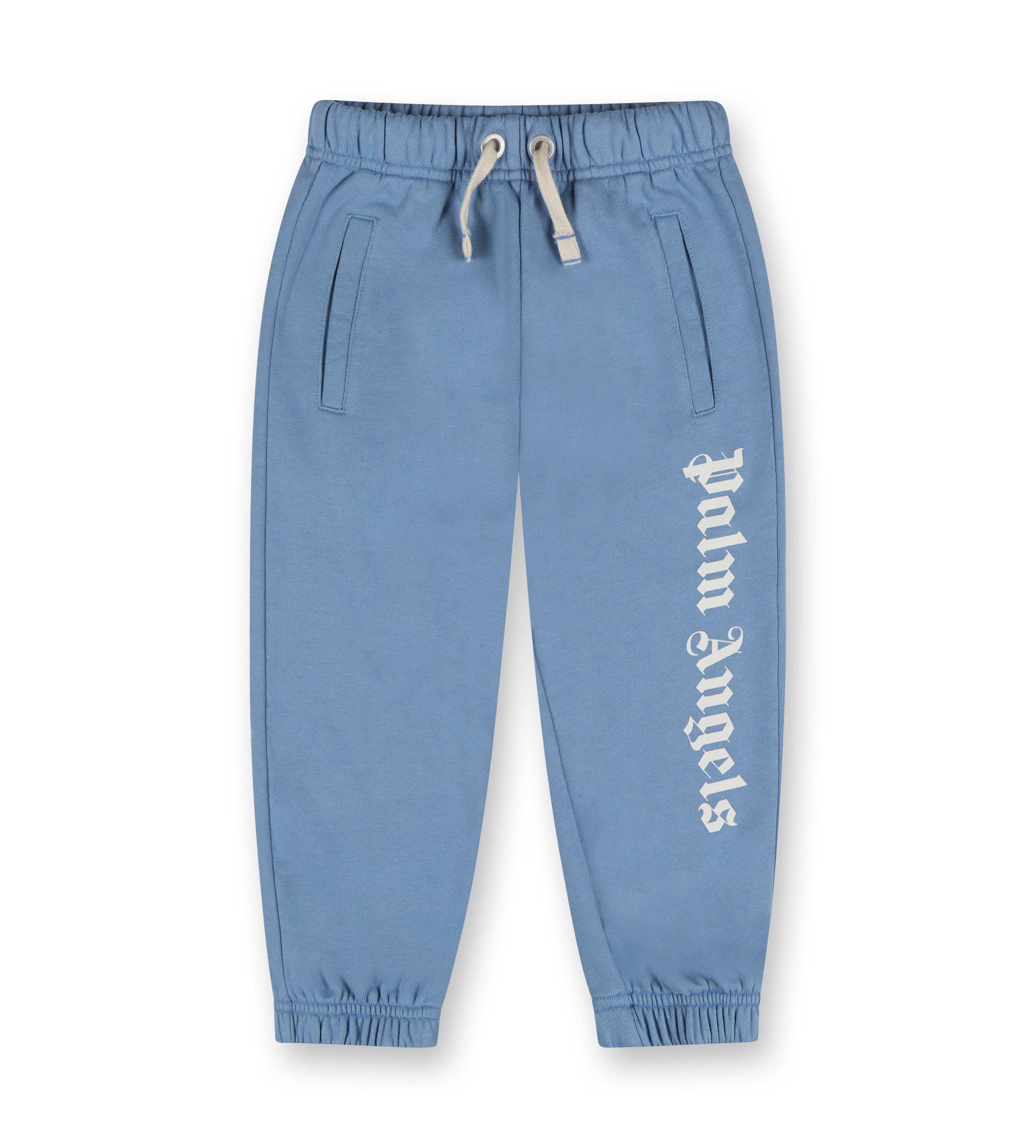 All Over Palm Print Sweatpants Dusty Blue