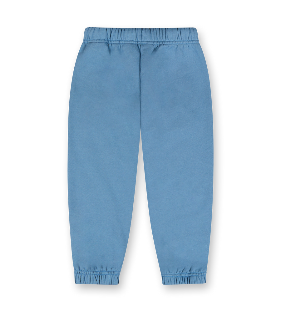 All Over Palm Print Sweatpants Dusty Blue