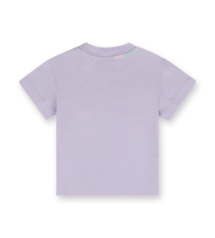 Block Logo T-shirt Light Violet