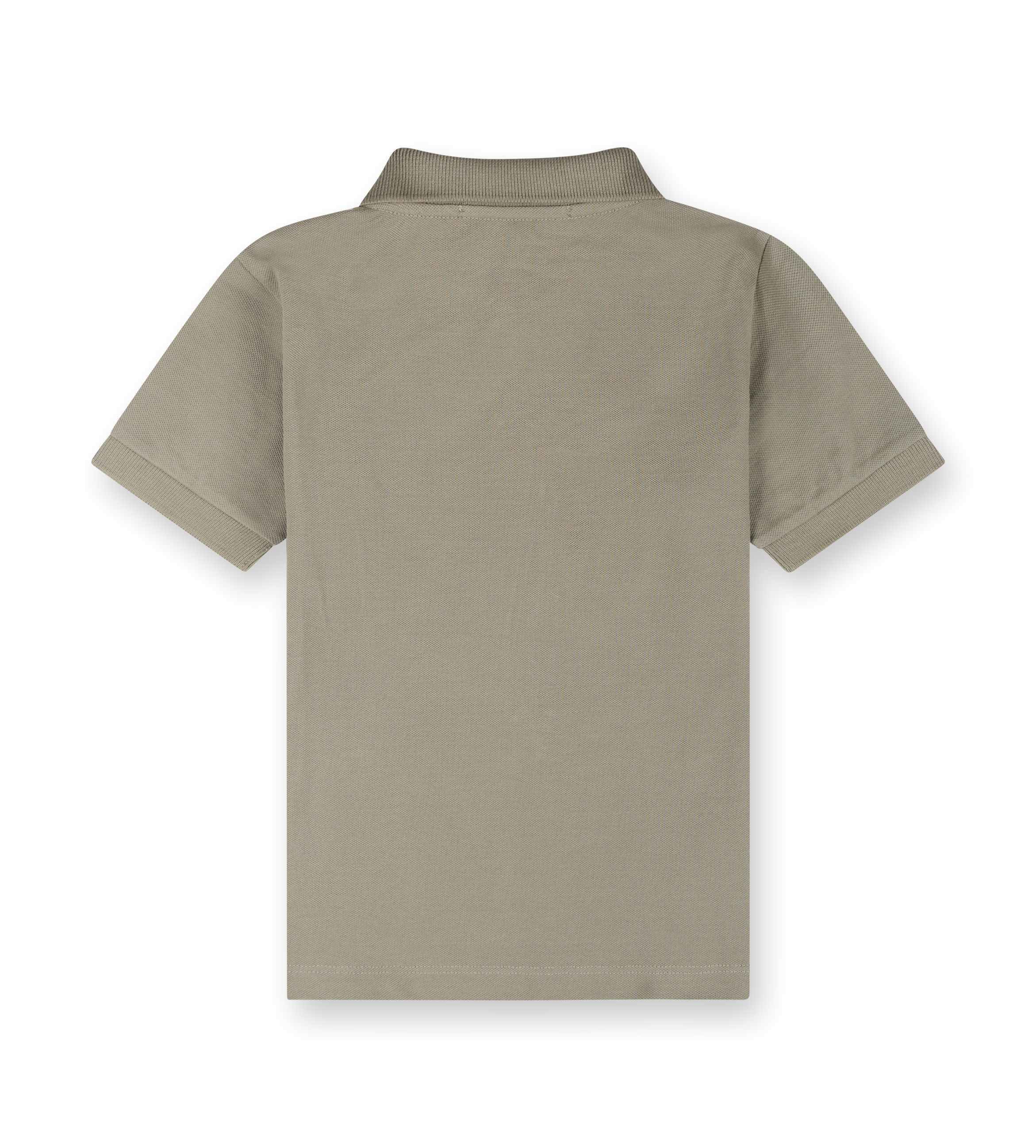 Compass-Patch Polo Shirt Taupe