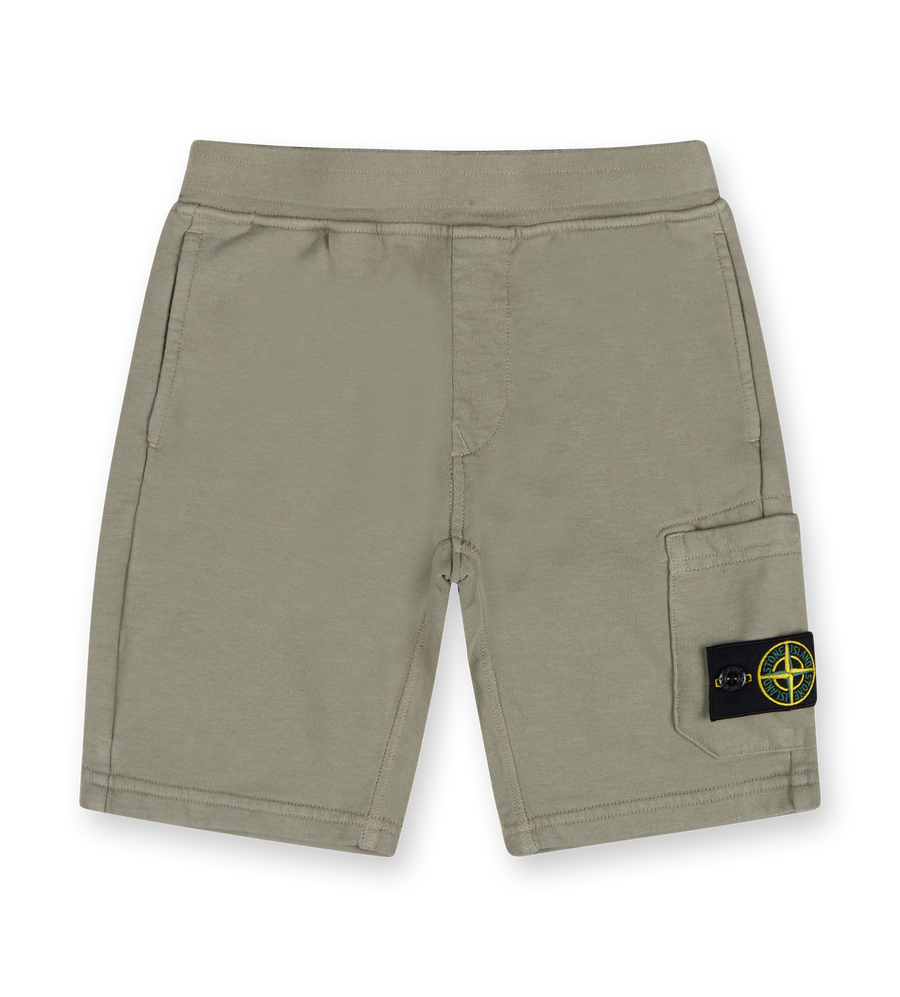 Compass Badge Shorts Khaki