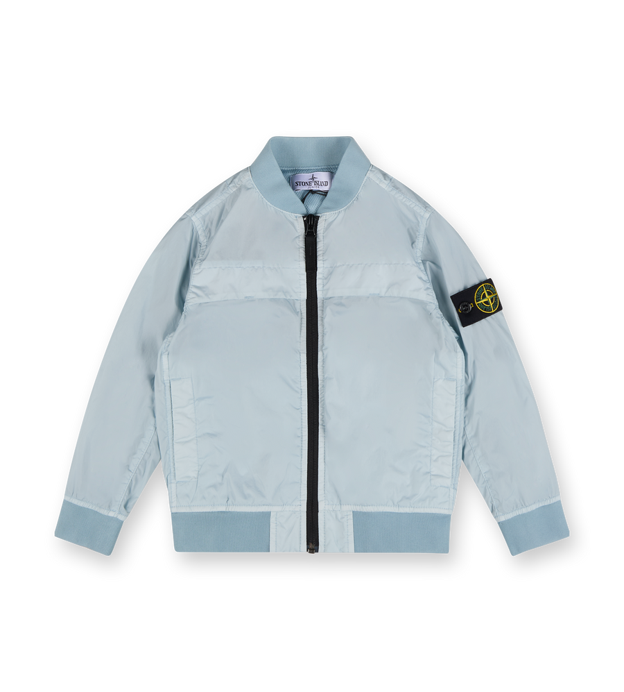 Compass Patch Bomber Jack Light Blue