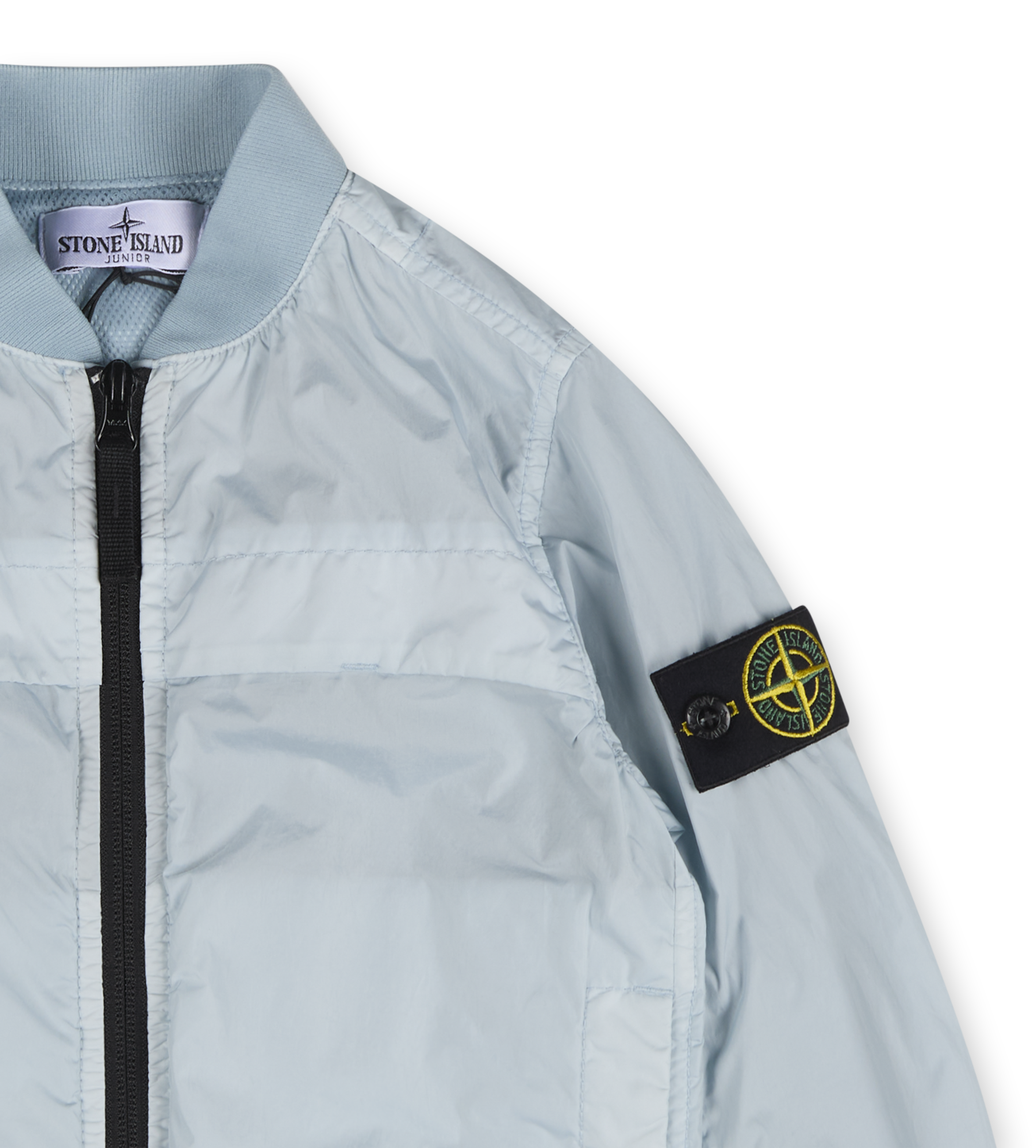 Compass Patch Bomber Jack Light Blue