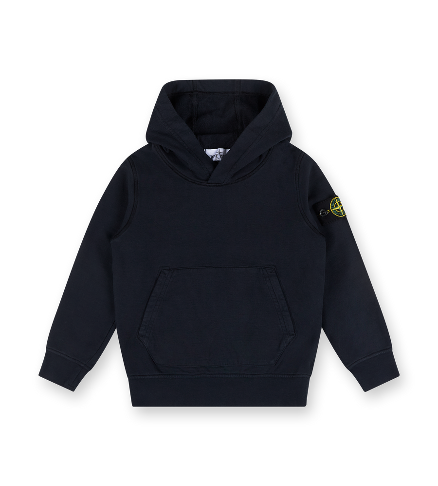 Compass Patch Hoodie Navy Blue