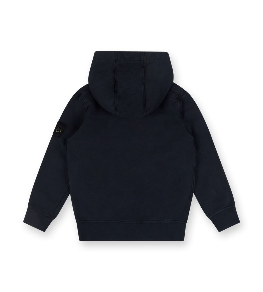 Compass Patch Hoodie Navy Blue