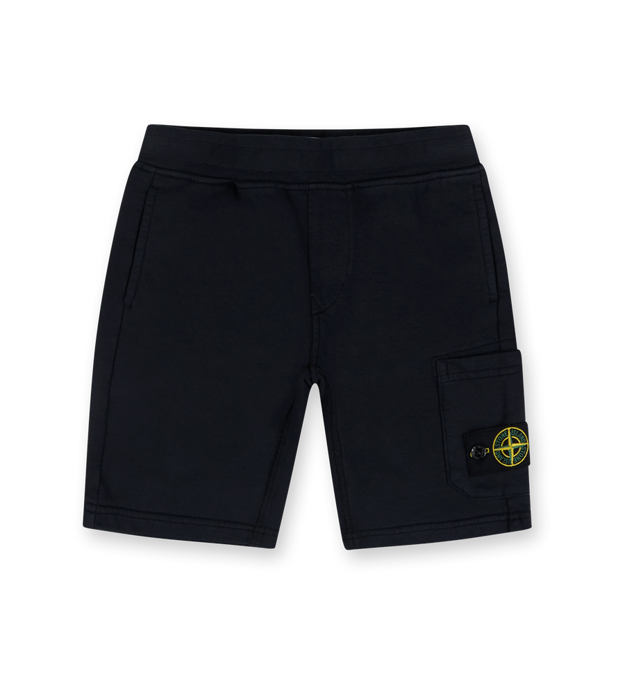 Compass Badge Shorts Black