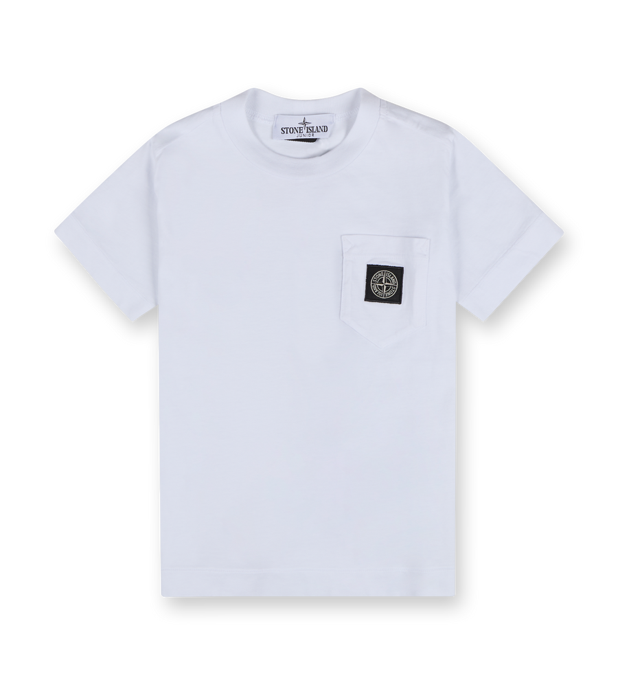 Compass-patch T-shirt White