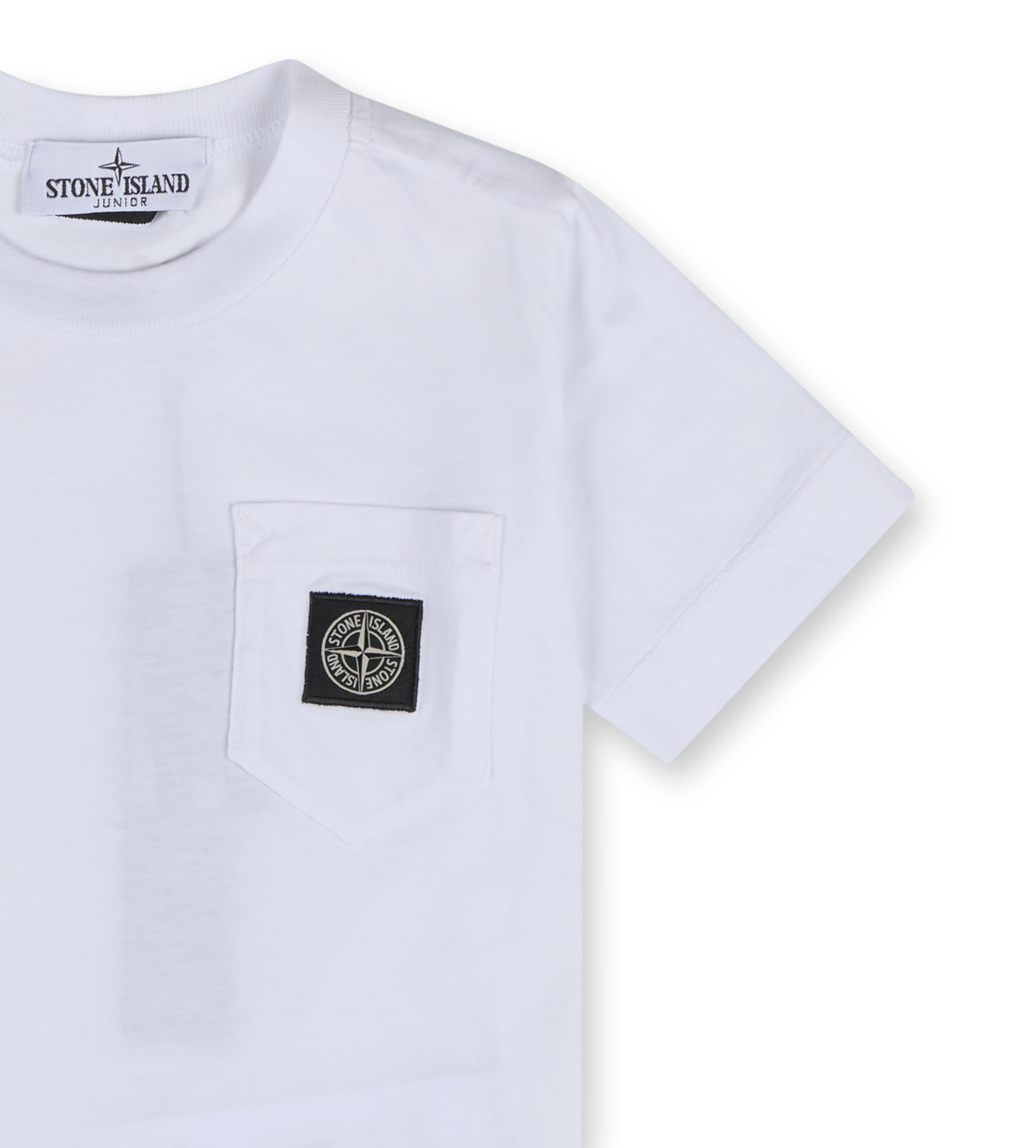 Compass-patch T-shirt White