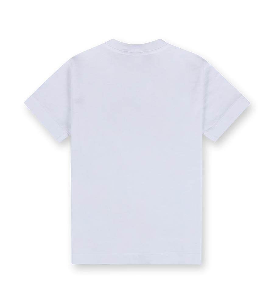 Compass-patch T-shirt White