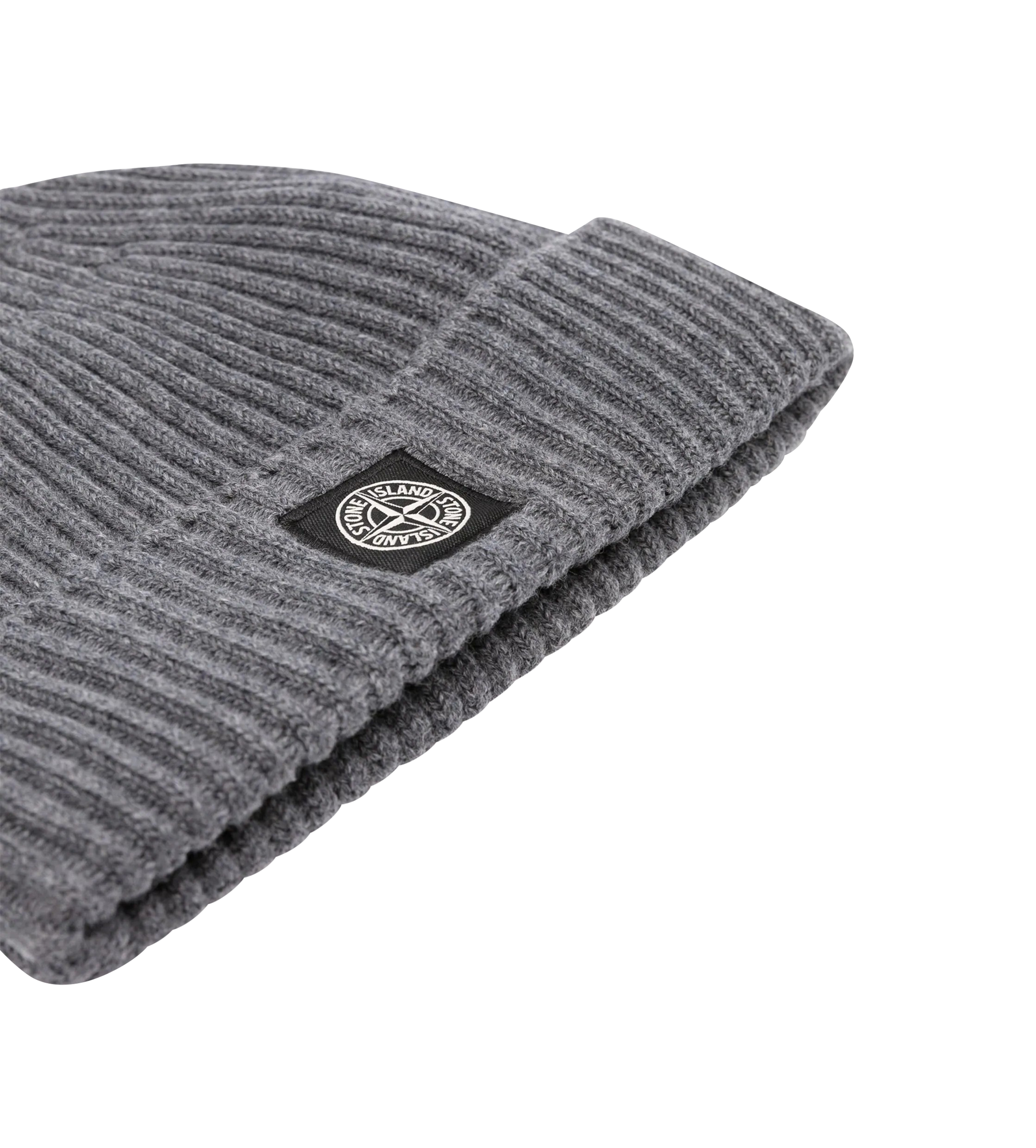 Logo Patch Beanie Grey