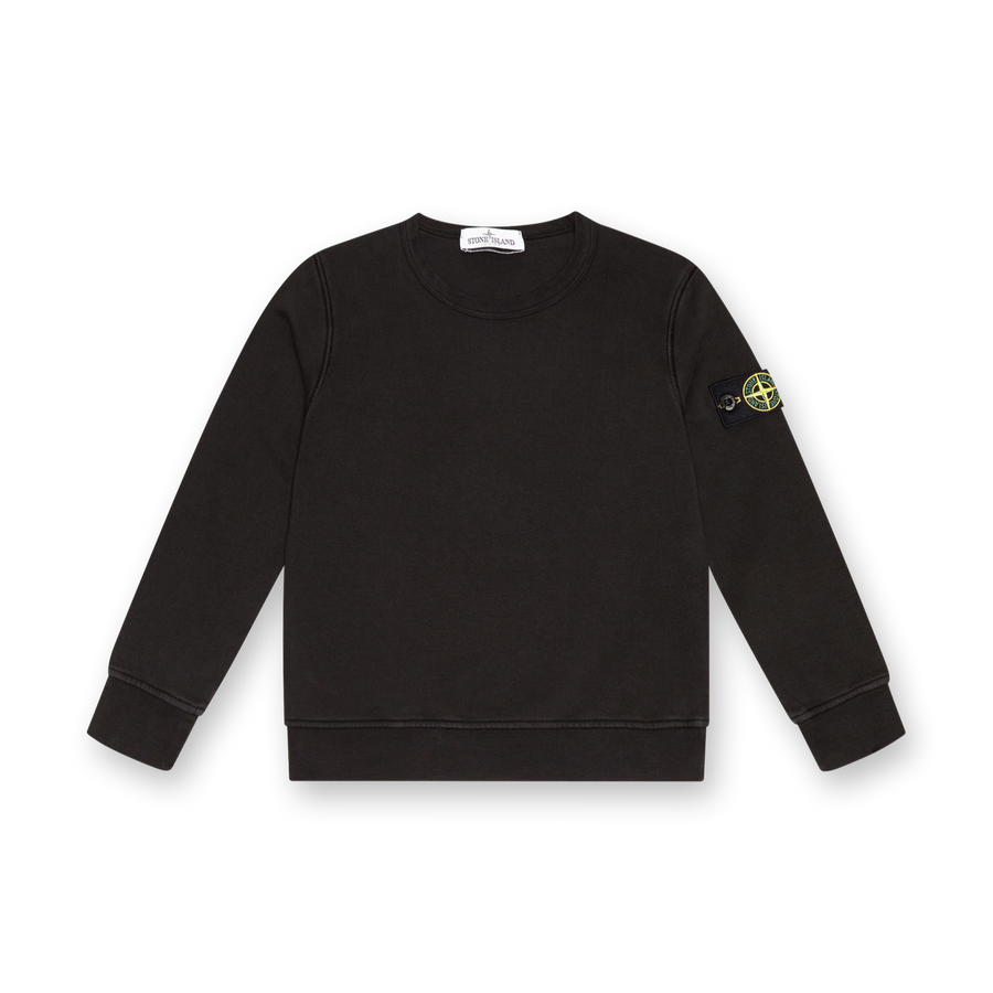 Compass-badge Sweatshirt Black