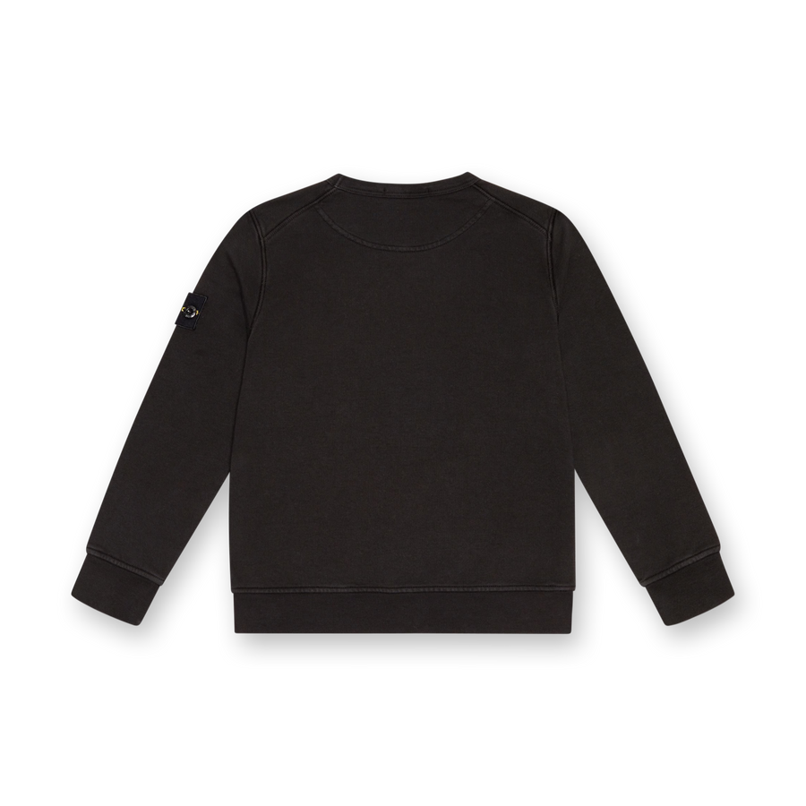 Compass-badge Sweatshirt Black