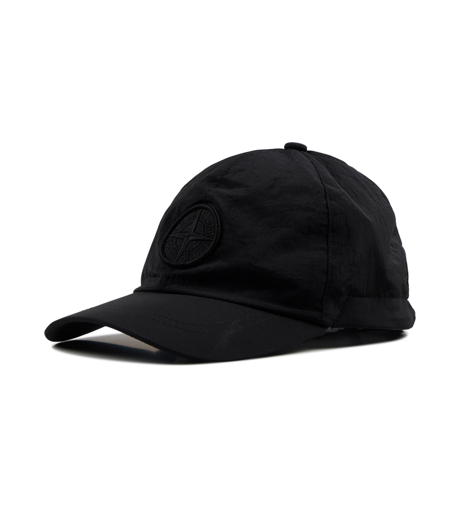 Nylon Baseball Cap Black