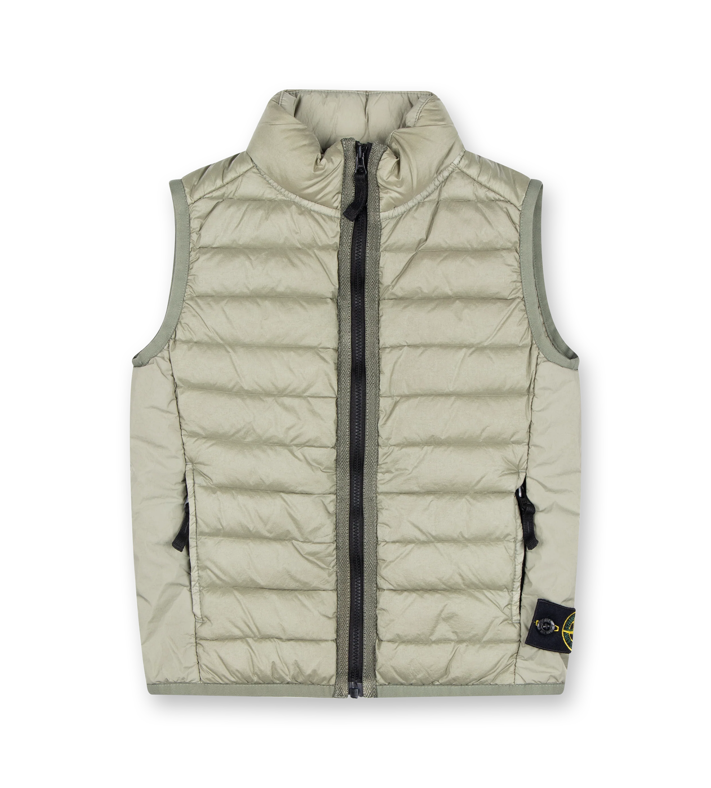 Compass-badge Vest Sage Green