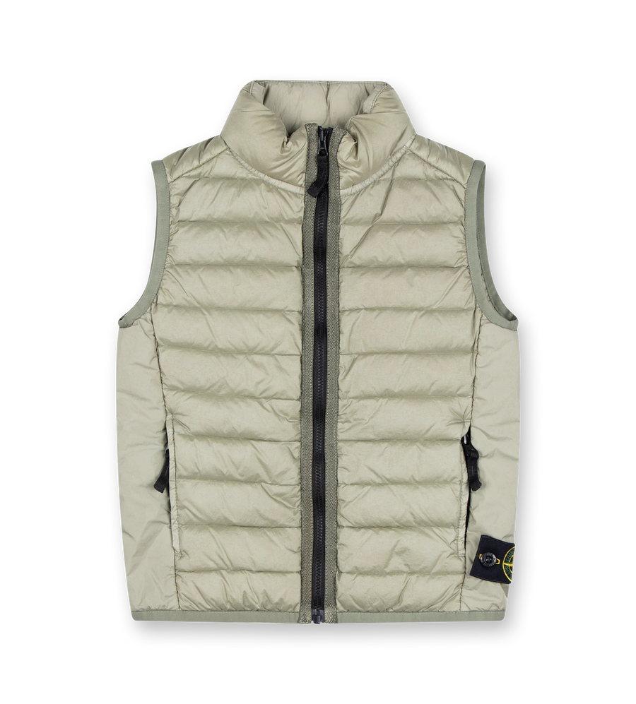 Compass-badge Vest Sage Green