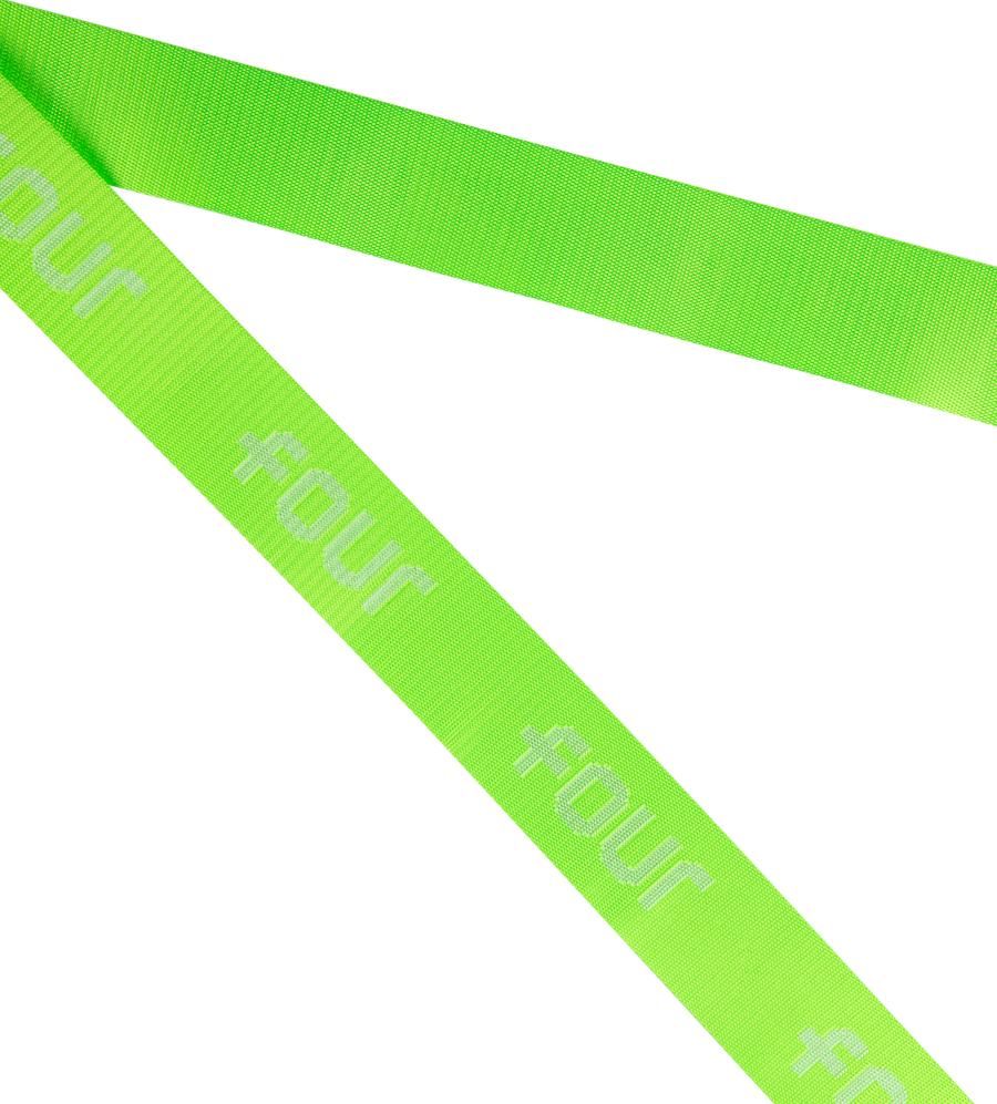 FOUR Logo Strap Neon Lime Green