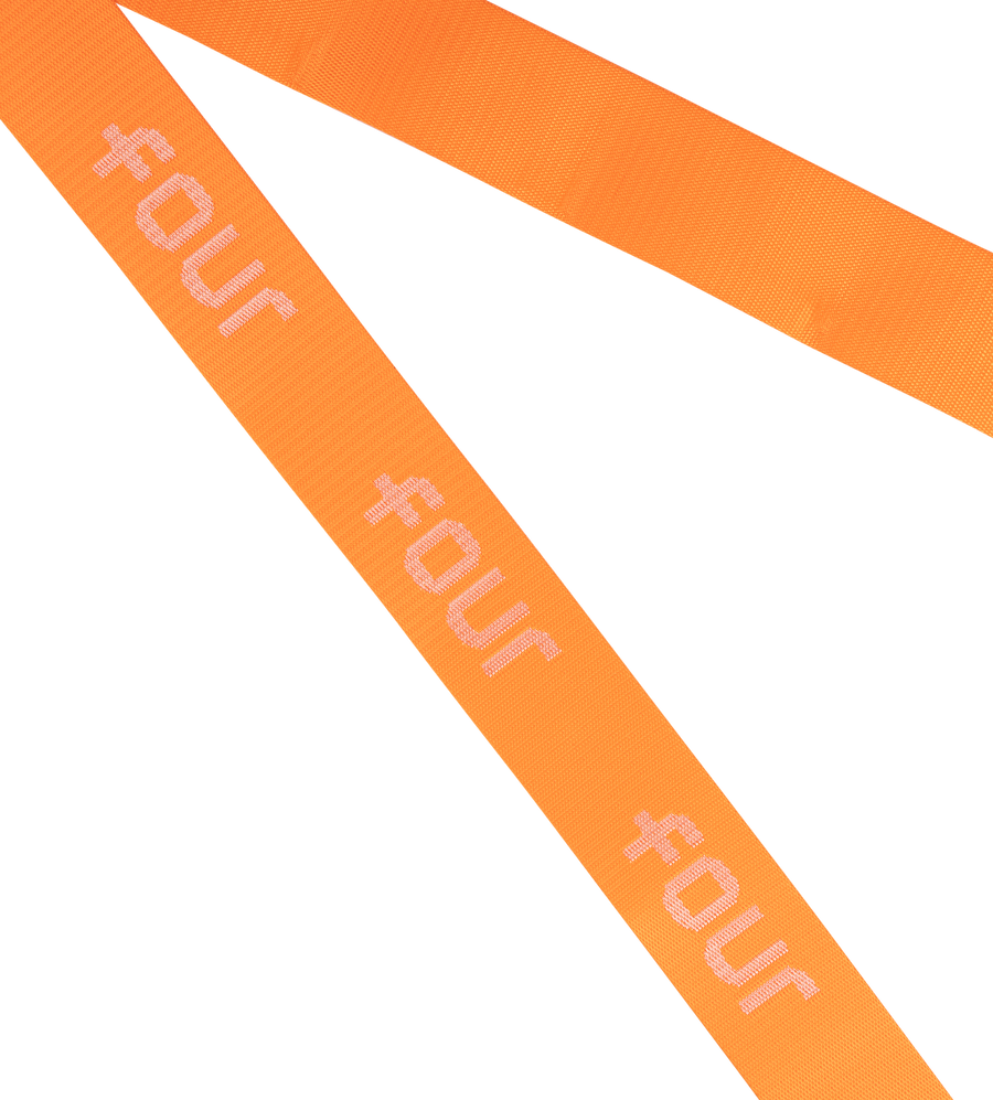 FOUR Logo Strap Neon Orange