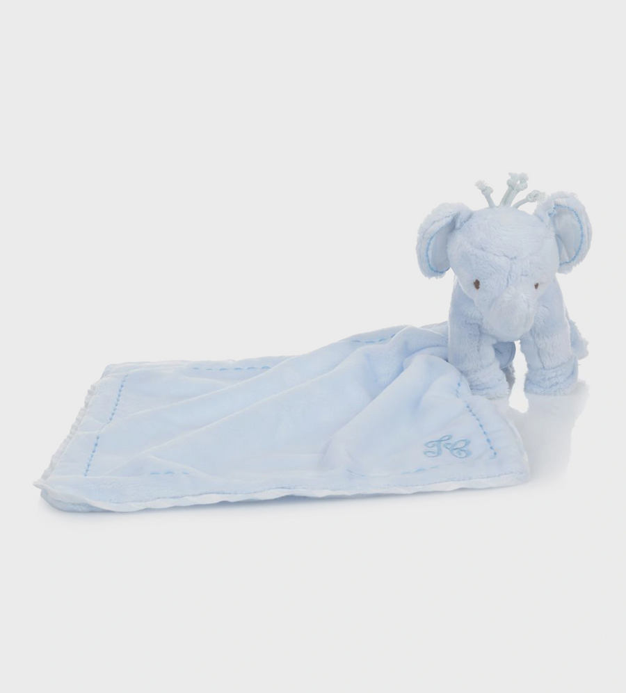 Elephant Doudou Bleu Ciel