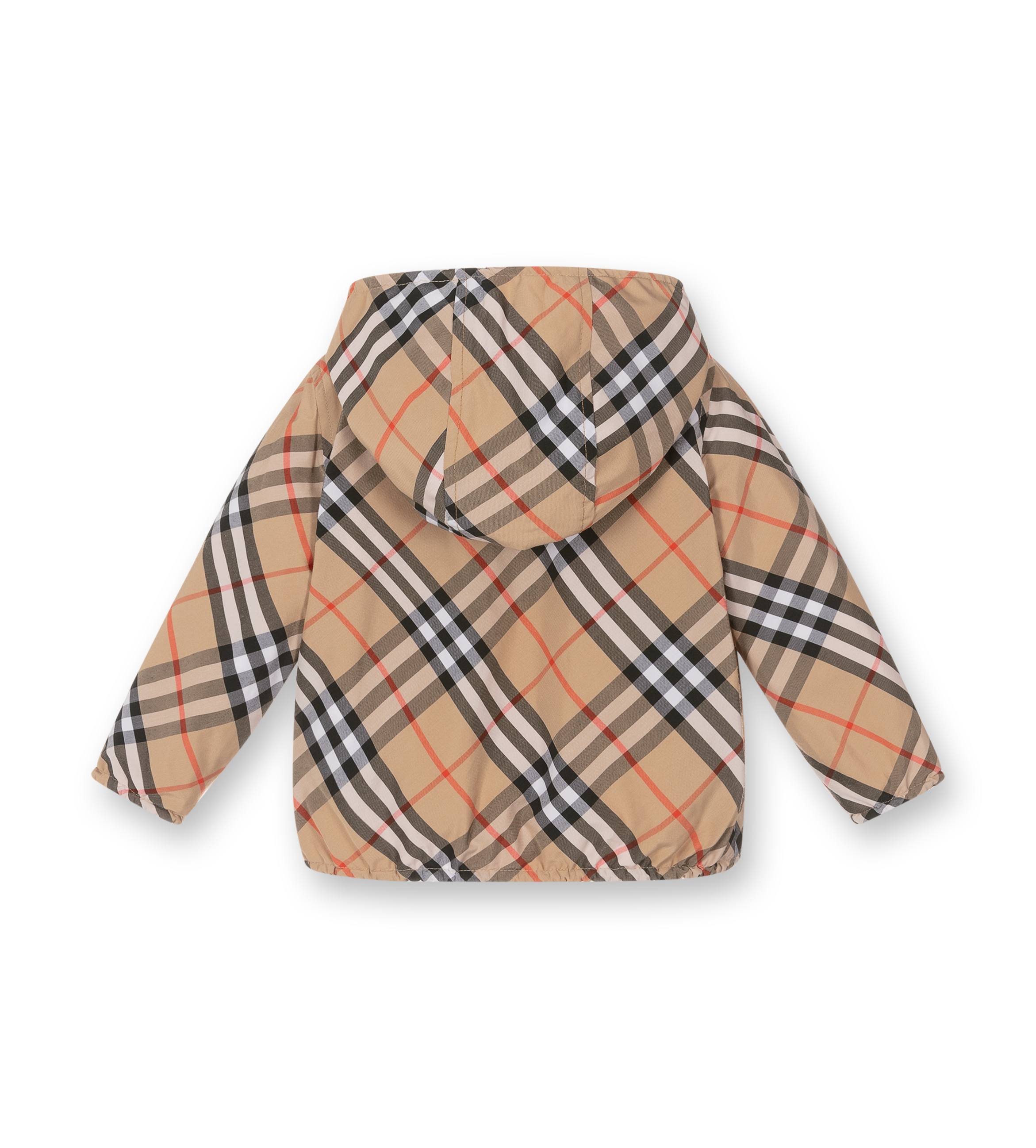 Baby Reversible Check Jacket Sand