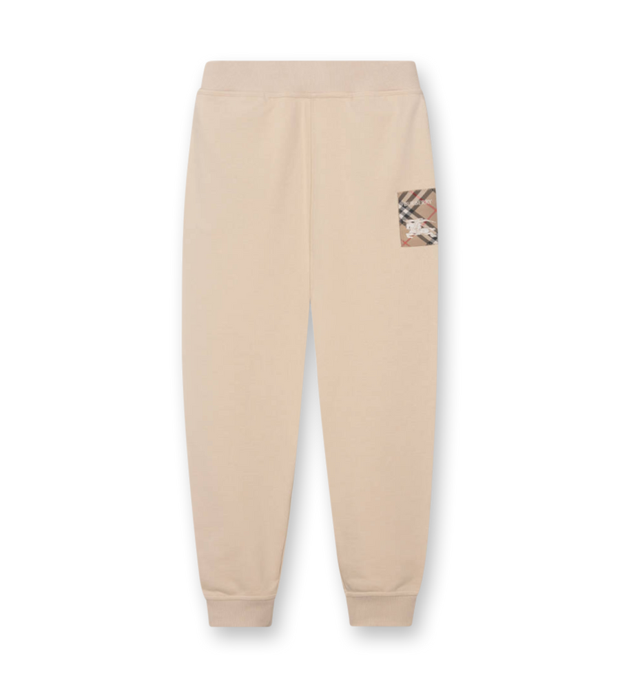 Check Label Jogging Pants Calico