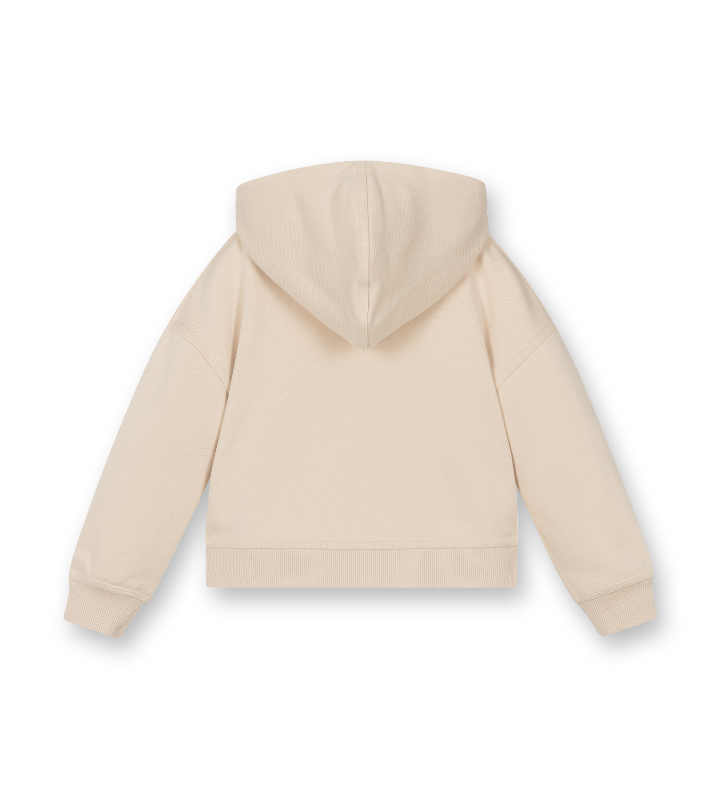 Check Label Zip Hoodie Calico