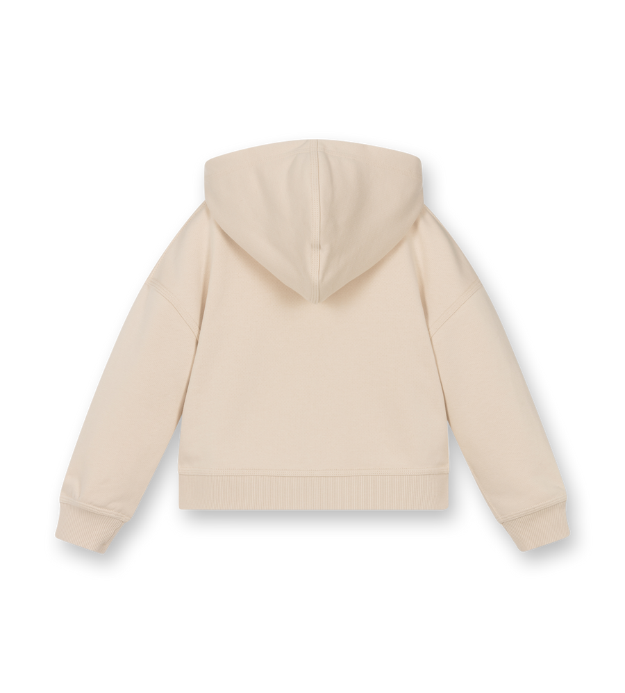 Check Label Zip Hoodie Calico