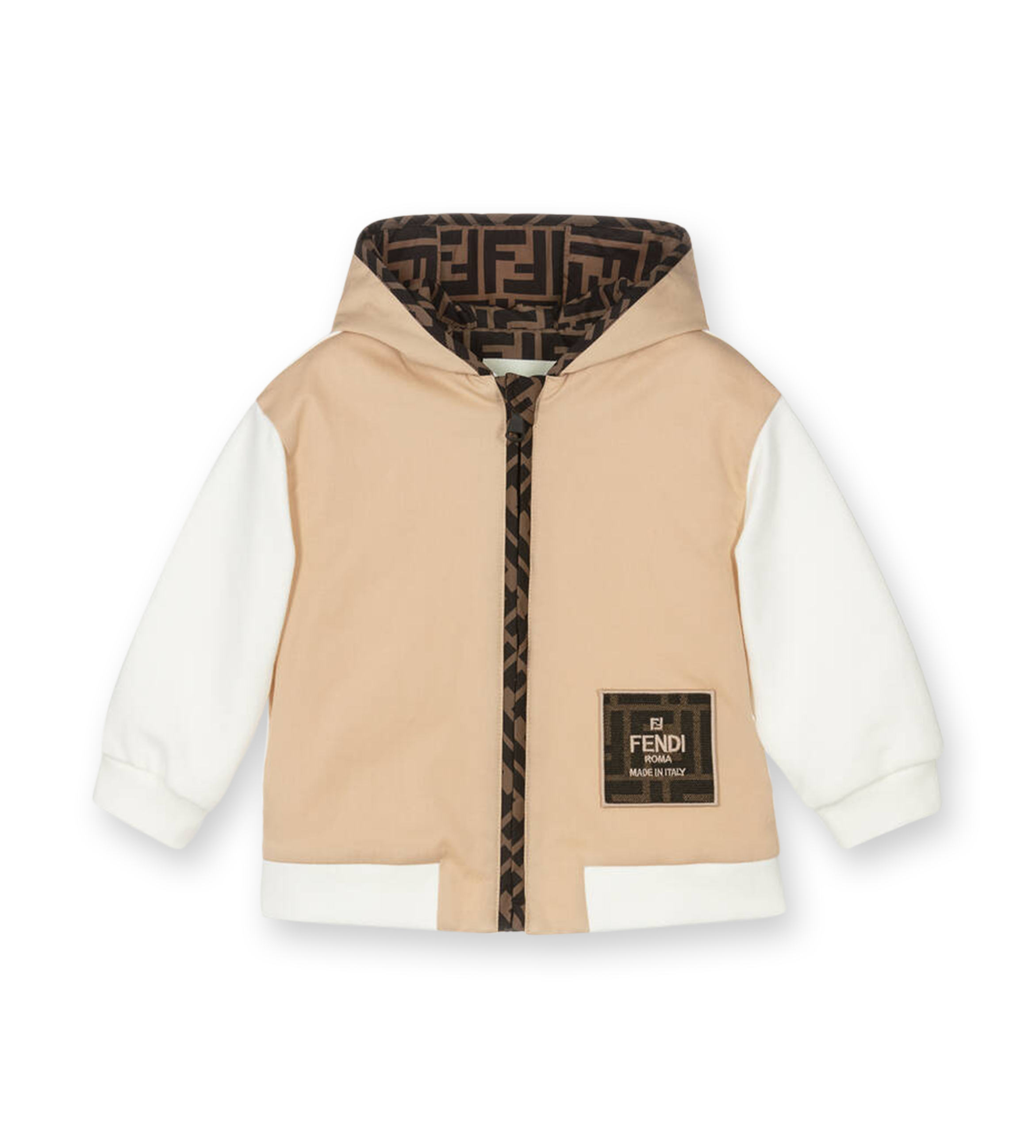 Baby Zip-up Hoodie Desert Sand