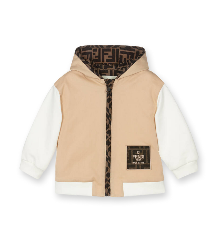 Baby Zip-up Hoodie Desert Sand