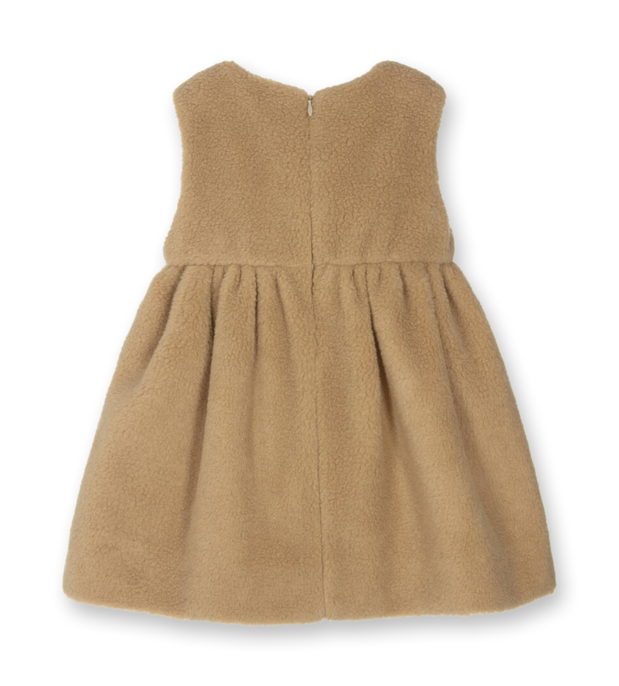 Baby Teddy Dress Desert Sand