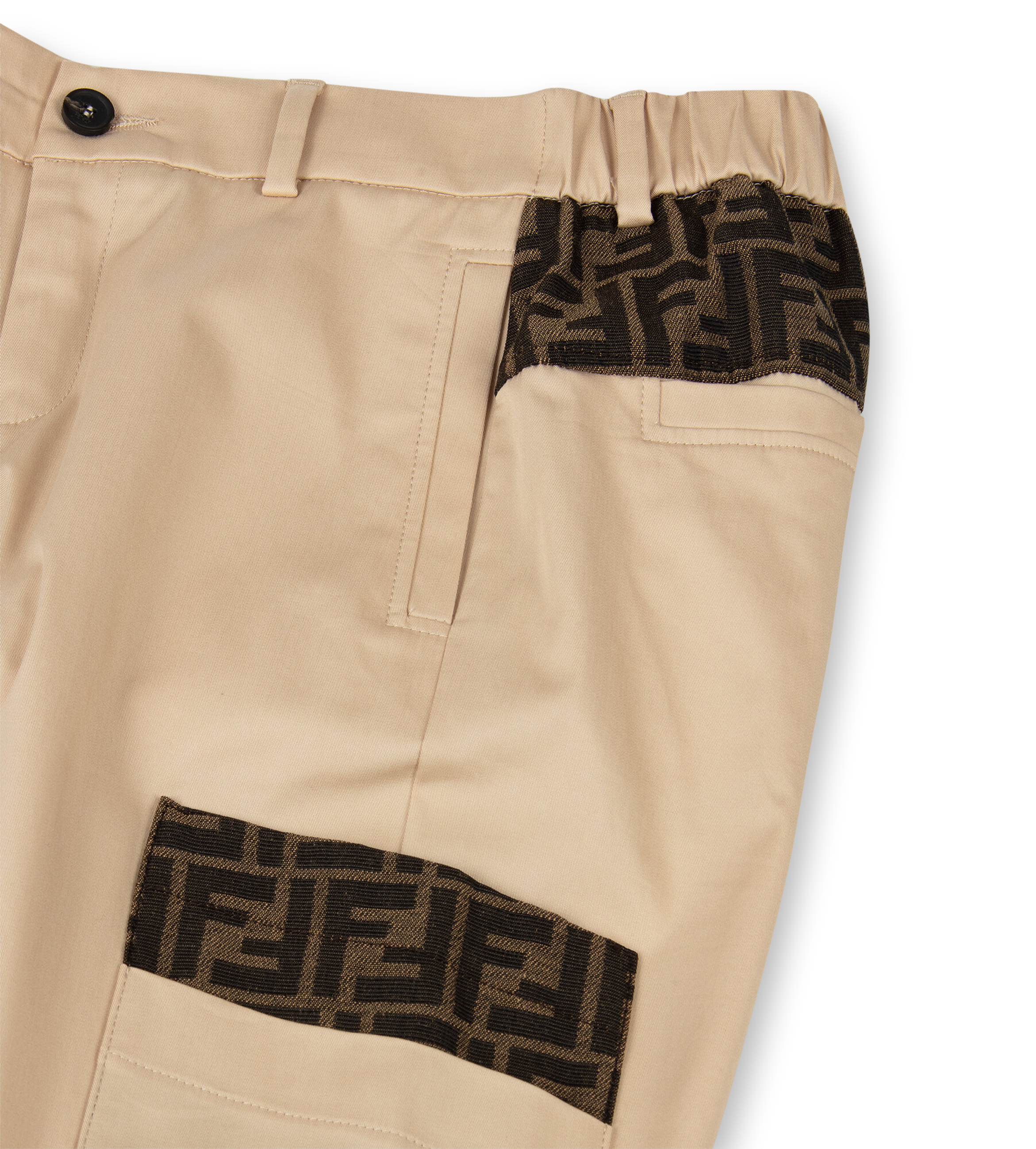 Stretch Gabardine Trousers Desert Sand