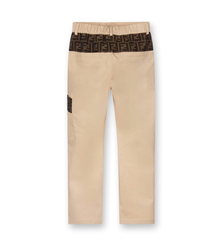 Stretch Gabardine Trousers Desert Sand