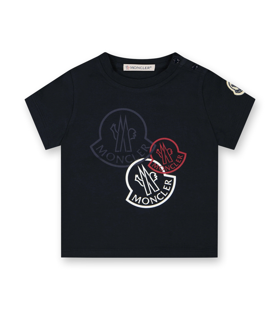 Logo Print T-shirt Navy