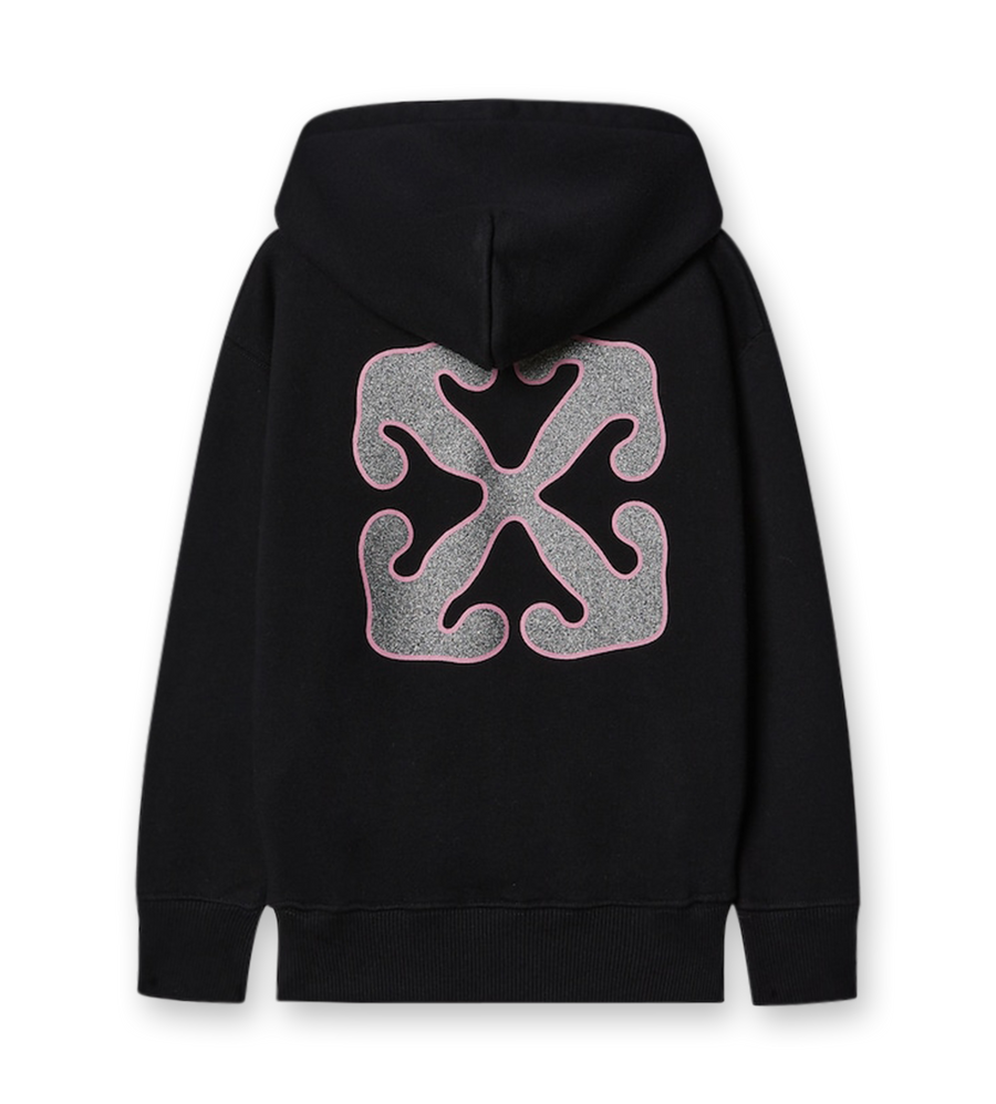 Chunky Arrow Hoodie Black