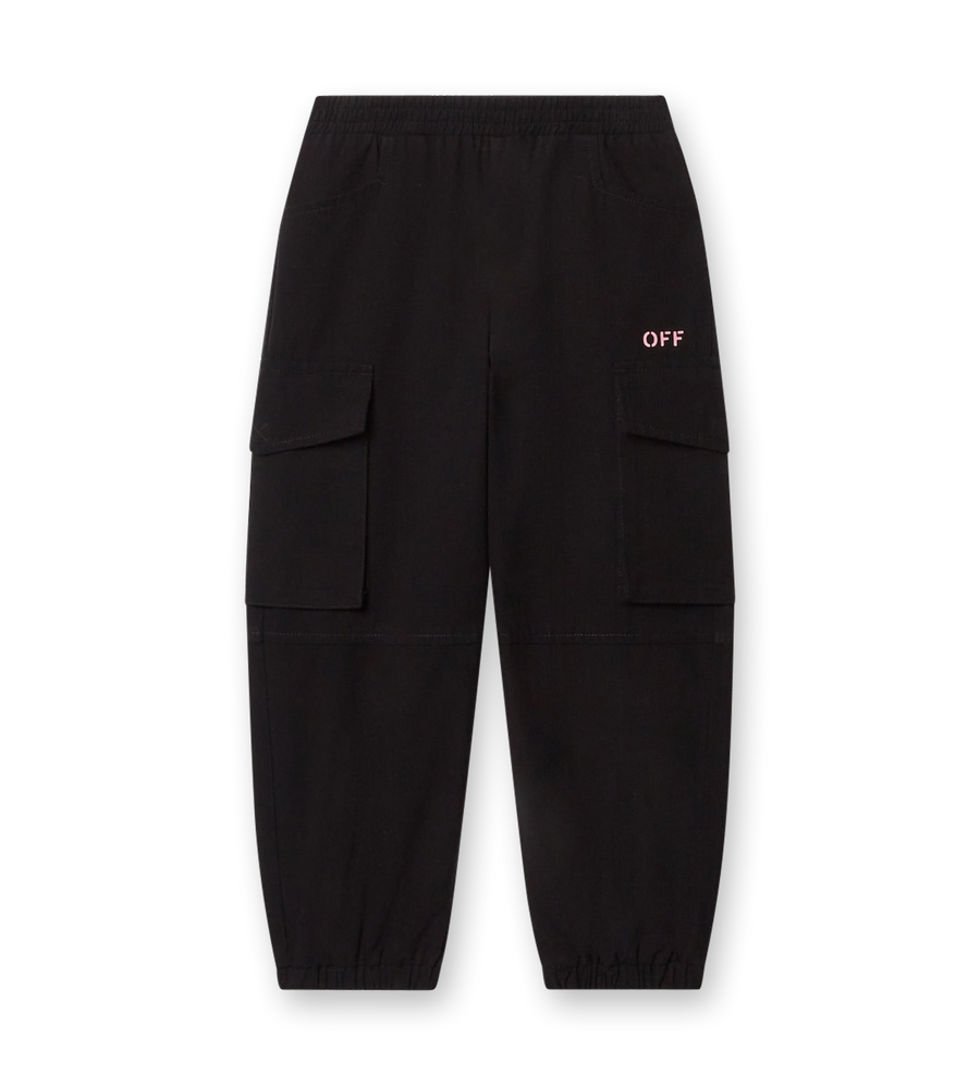 Off Stamp Cargo Pants Black