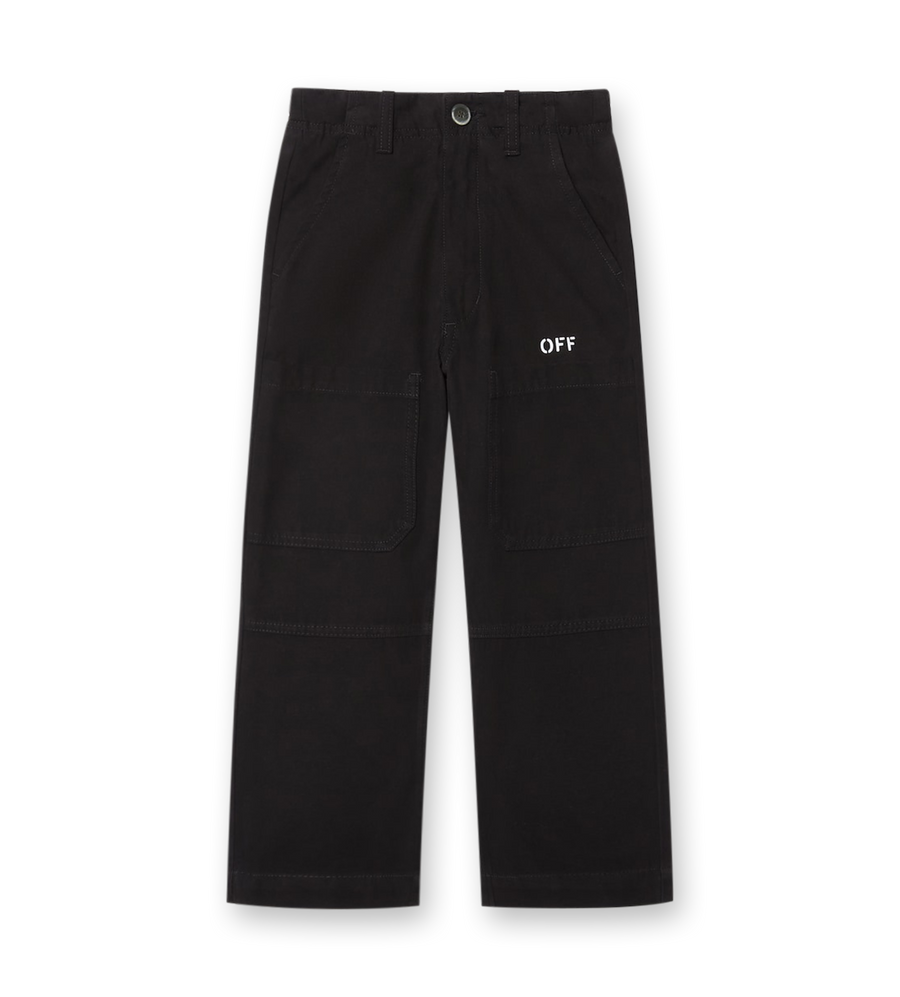 Off Stamp Worker Pants Black