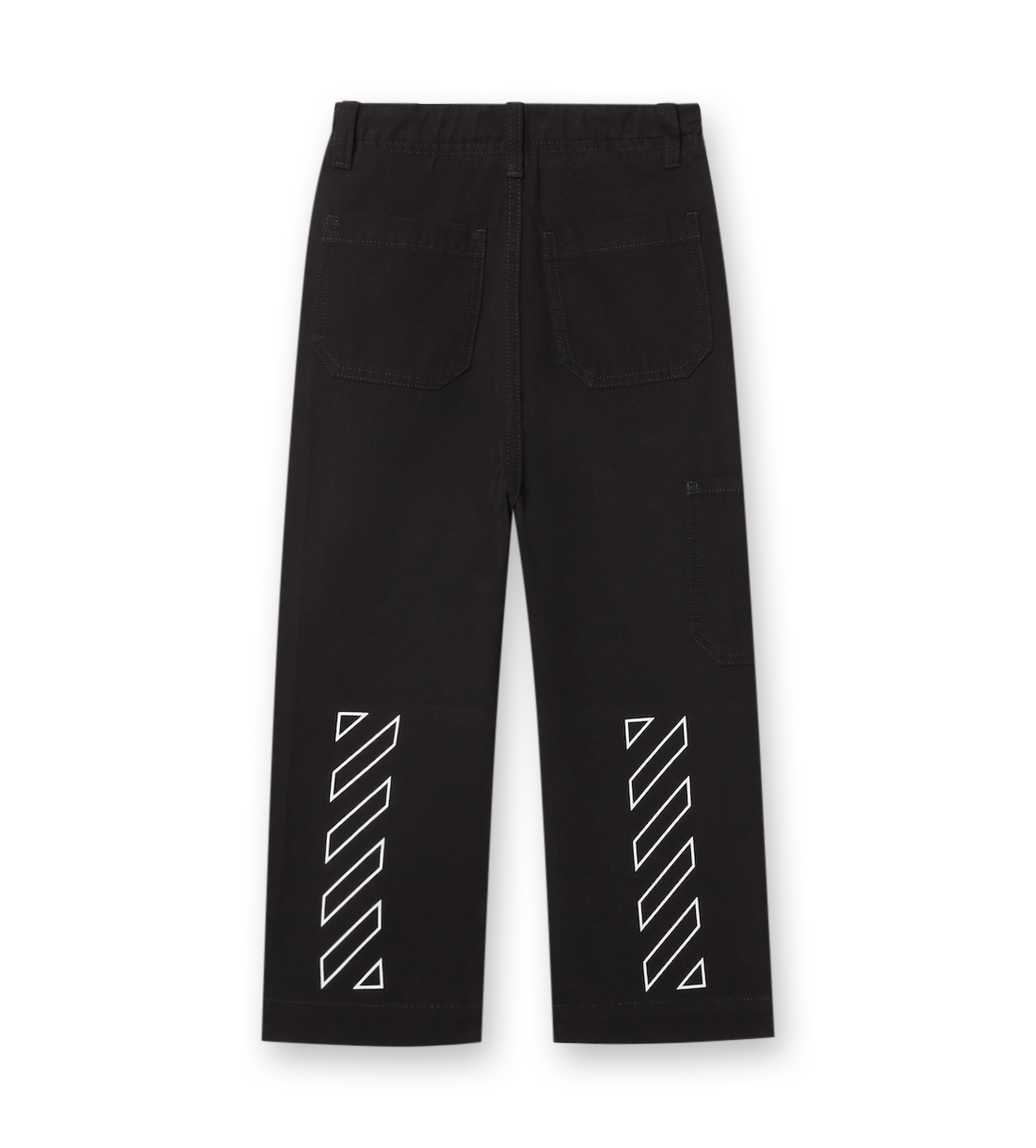 Off Stamp Worker Pants Black