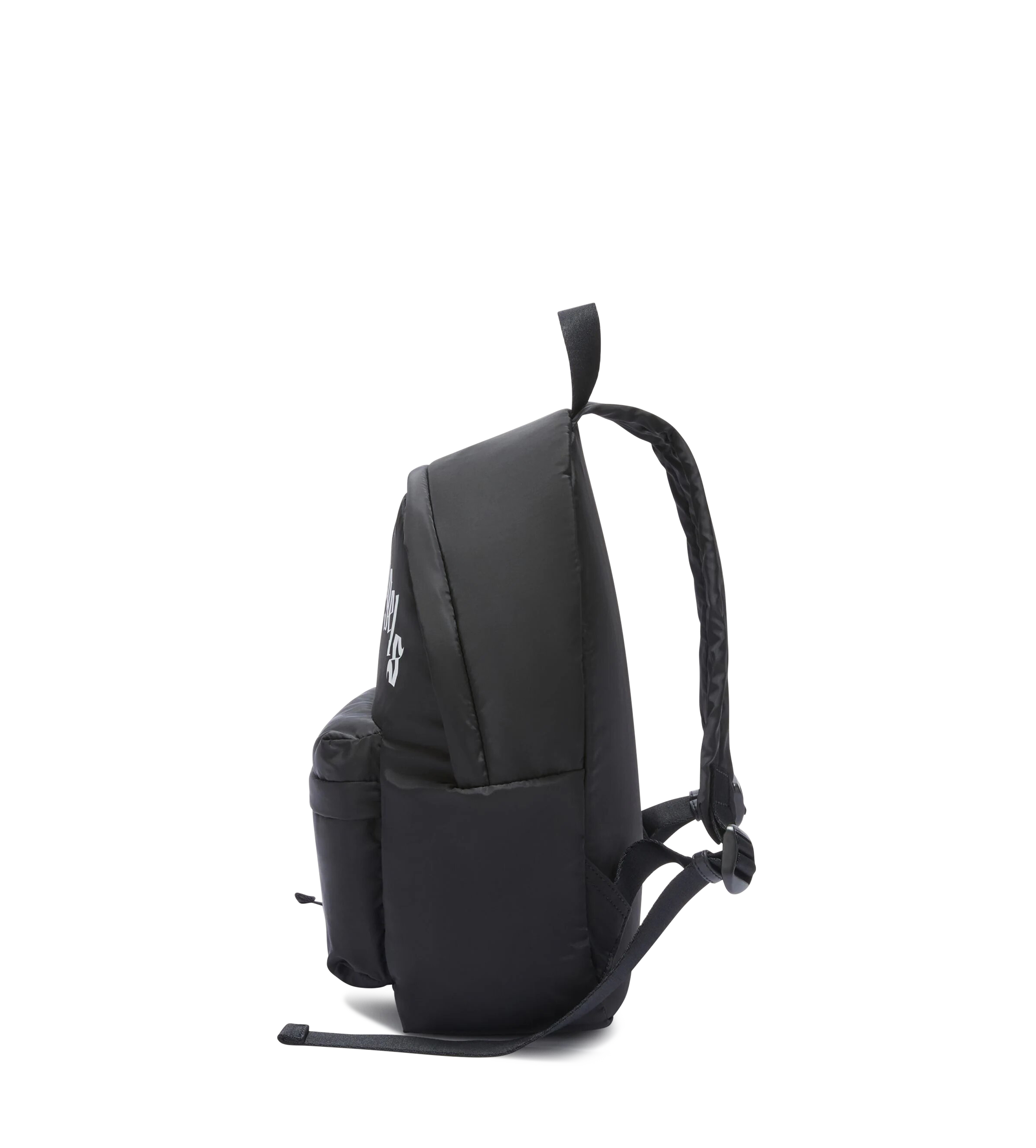 Curved Logo Backpack Black