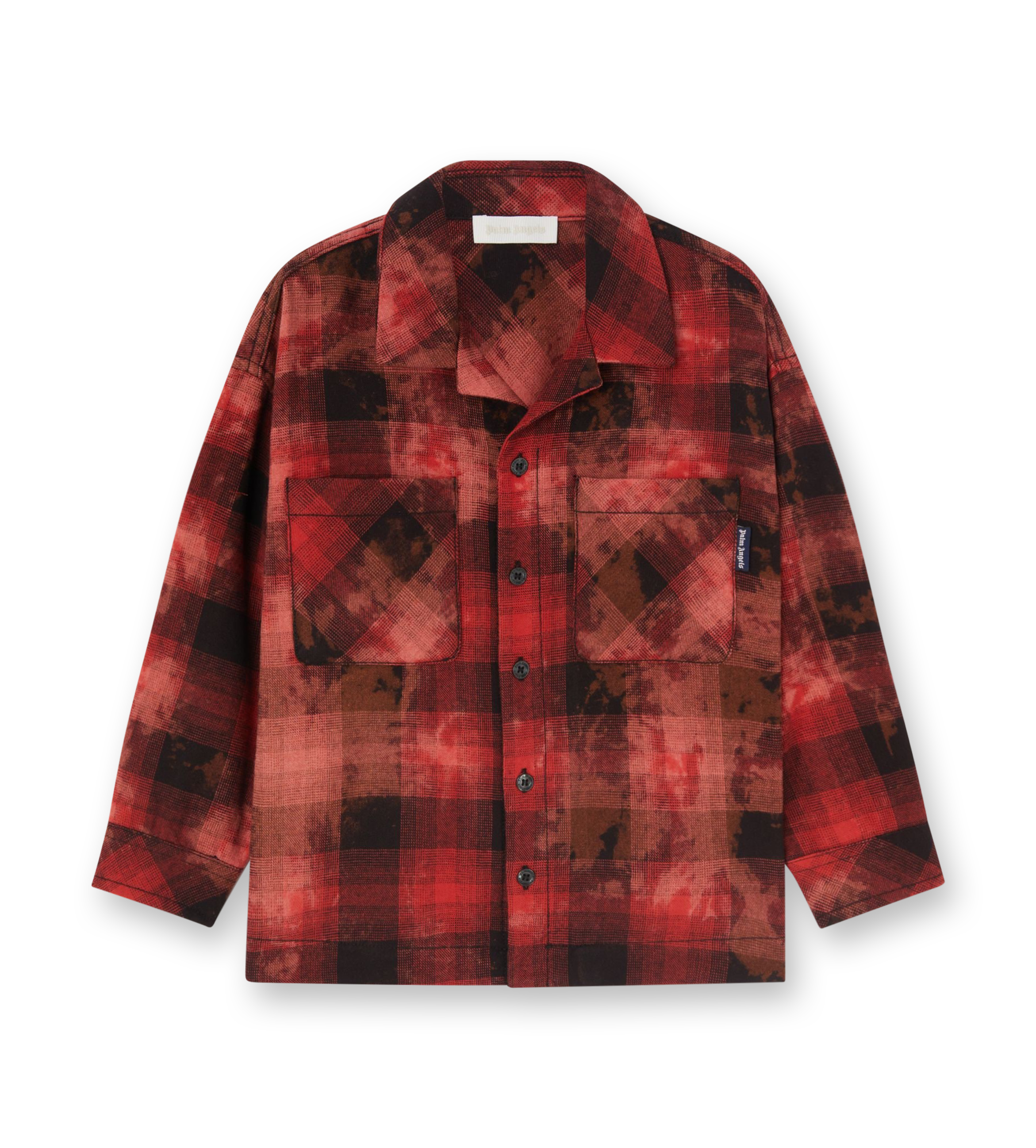 Flannel Shirt Red Orange