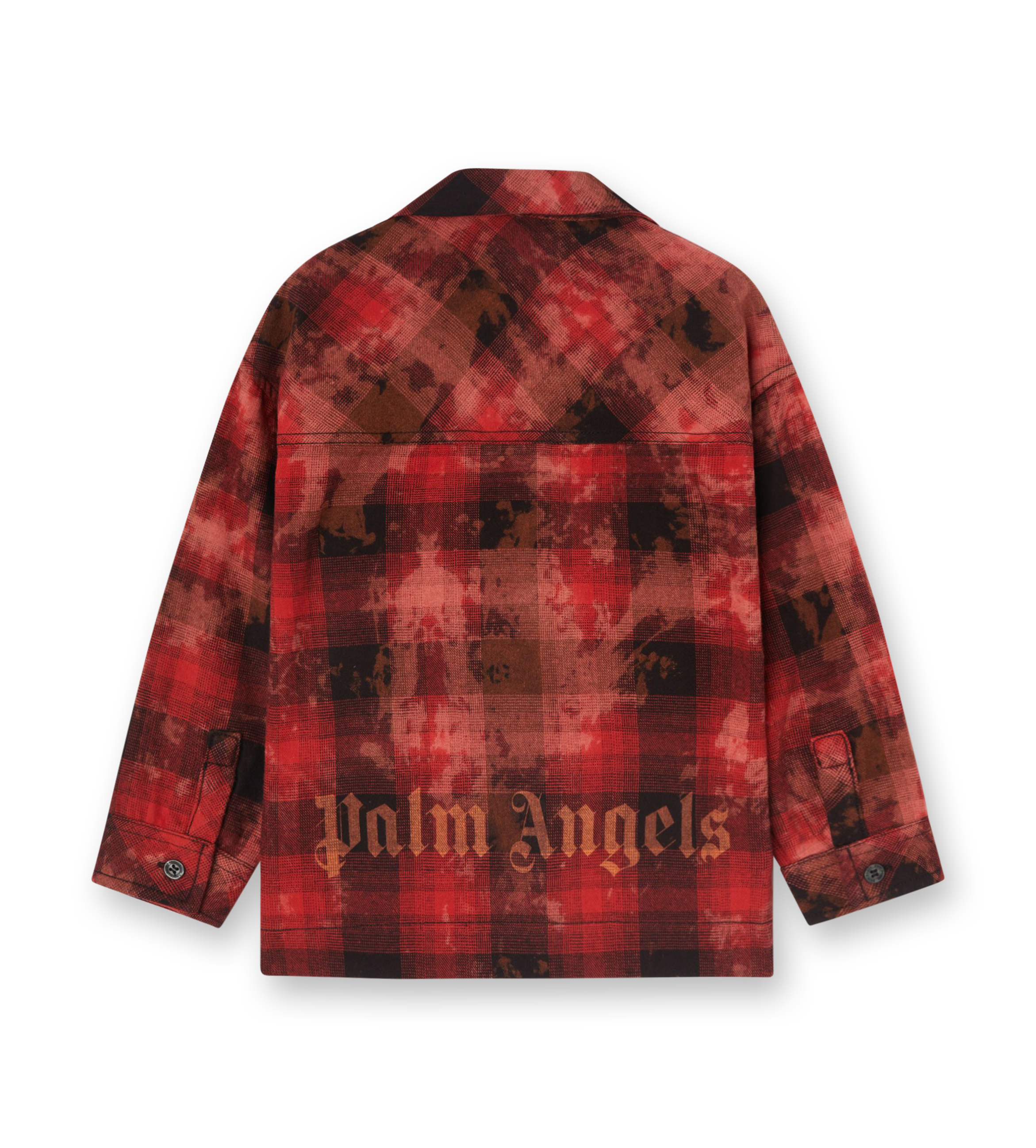 Flannel Shirt Red Orange