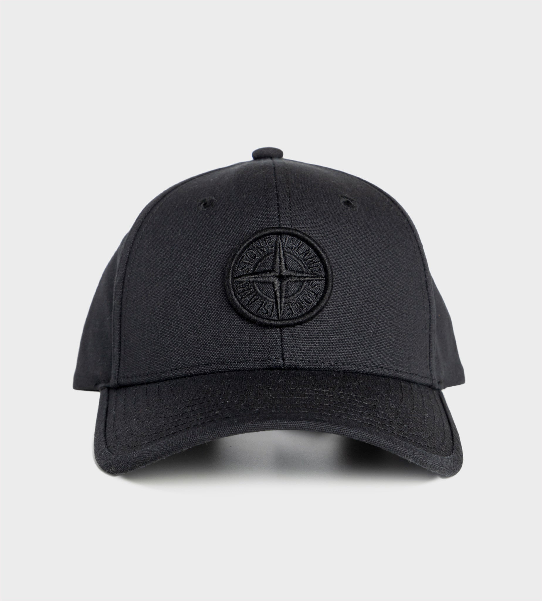 Embroidered Logo Baseball Cap Black