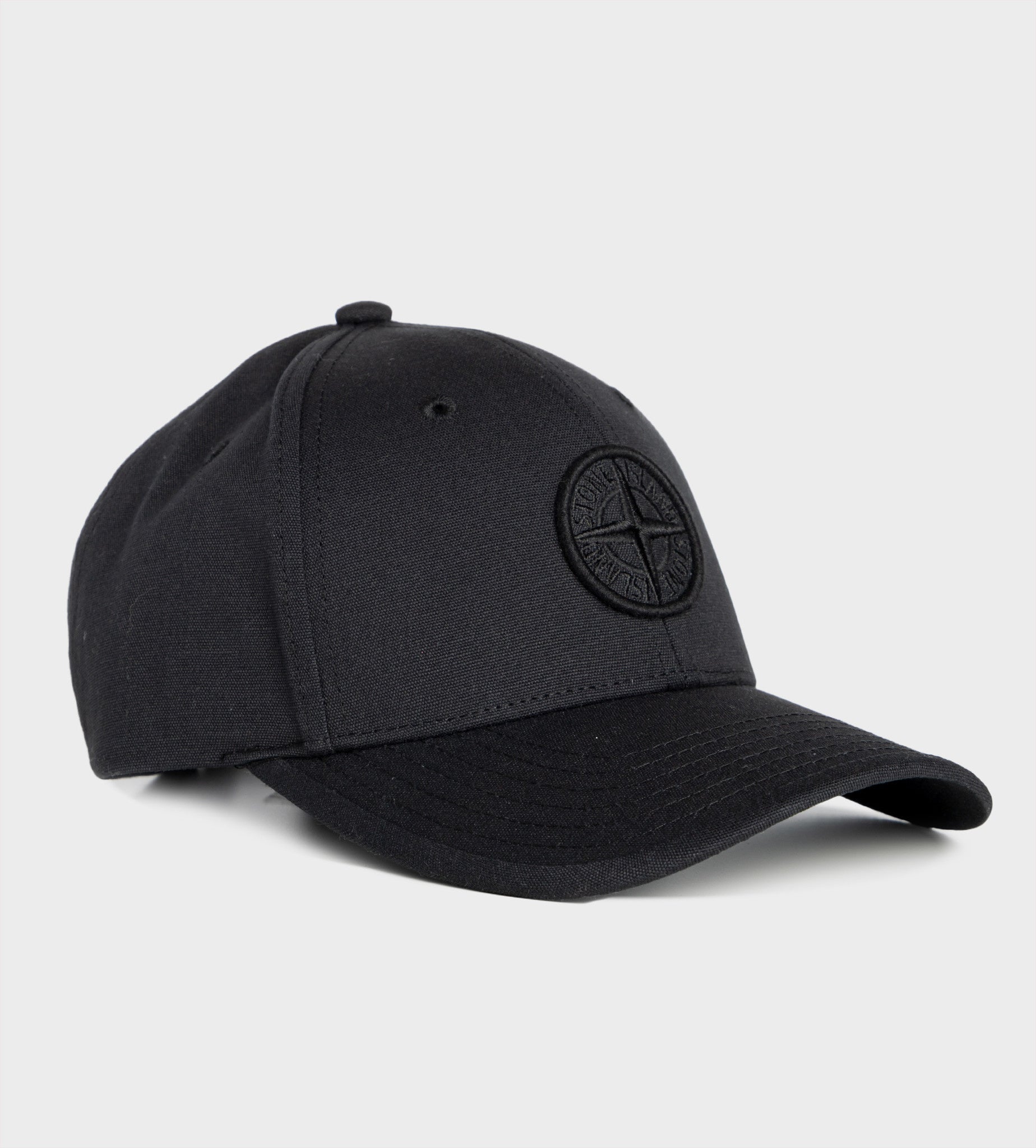 Embroidered Logo Baseball Cap Black